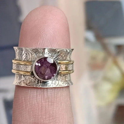 Victoria | Bohemian Crystal Meditation Ring