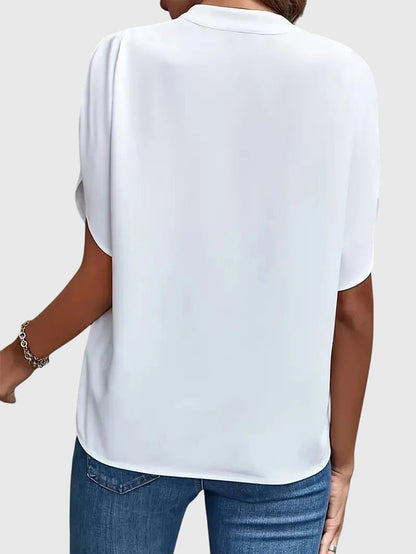 Victoria | Soft and Elegant V-Neck Shirt
