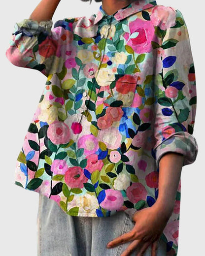 Victoria | Floral Print Blouse