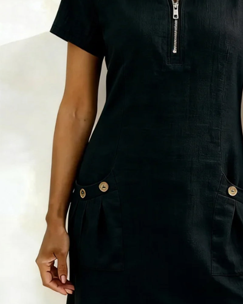 Emma ® | Cotton Zip Dress