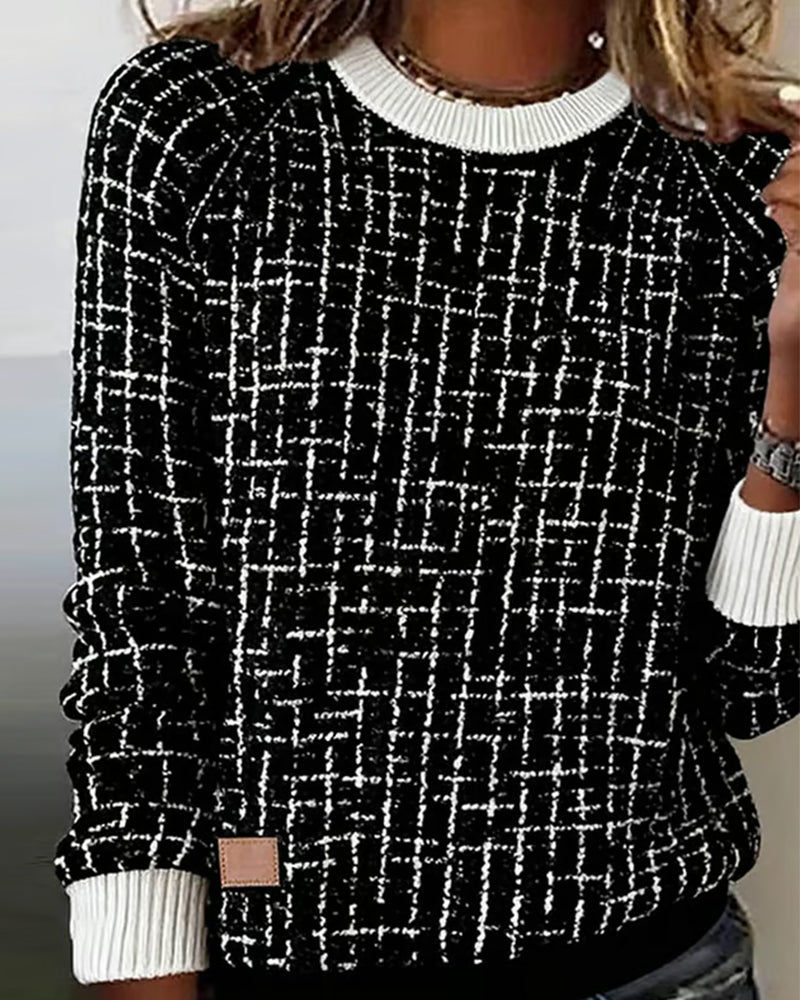 Liv® | Casual Checked Sweater