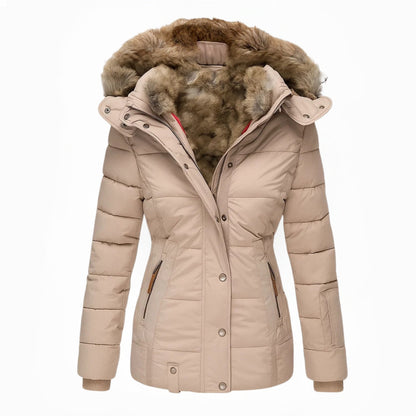 Victoria | Warm Winter Coat with Soft Faux Fur Lining