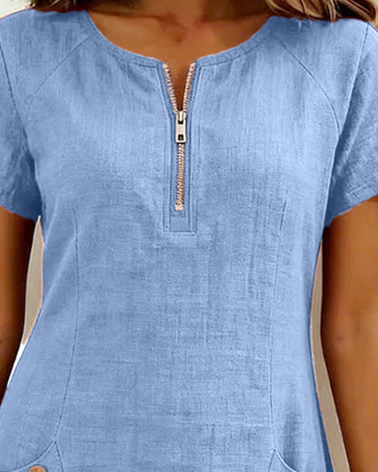 Emma ® | Cotton Zip Dress