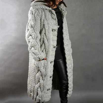 Victoria | Elegant Cozy Coat with Tummy Coverage