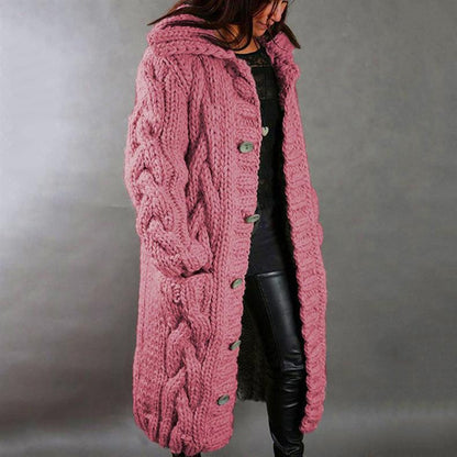 Victoria | Elegant Cozy Coat with Tummy Coverage