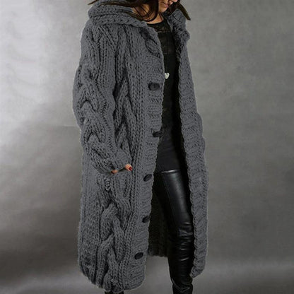 Victoria | Elegant Cozy Coat with Tummy Coverage