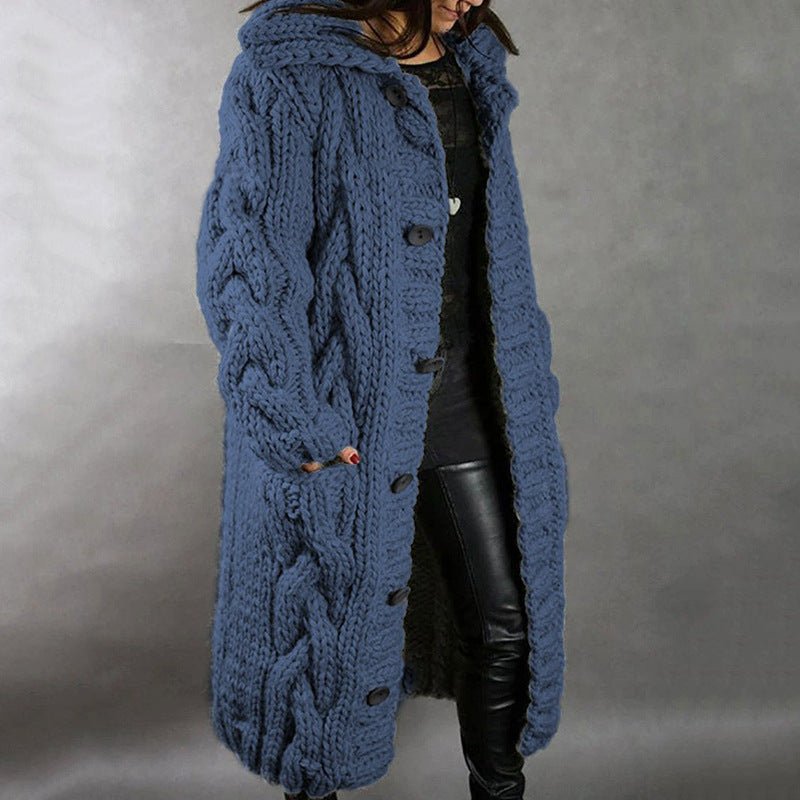 Victoria | Elegant Cozy Coat with Tummy Coverage