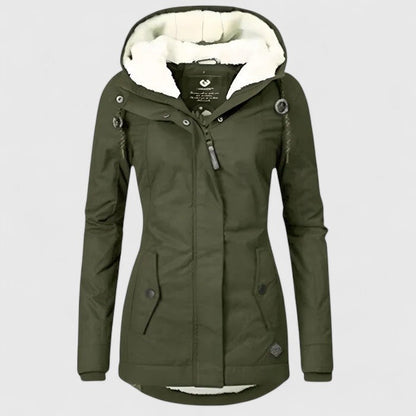 Victoria | long Jacket with Hood and Lining
