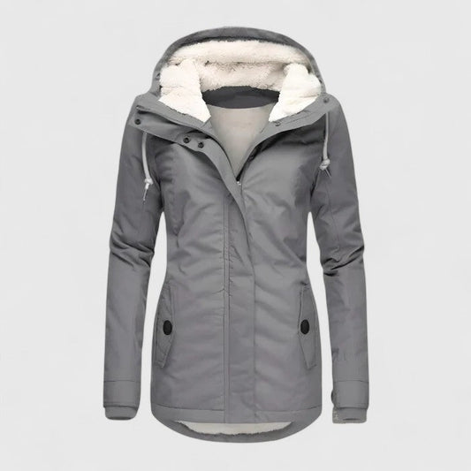 Victoria | long Jacket with Hood and Lining