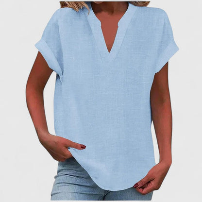 Victoria | Comfortable V-Neck Blouse