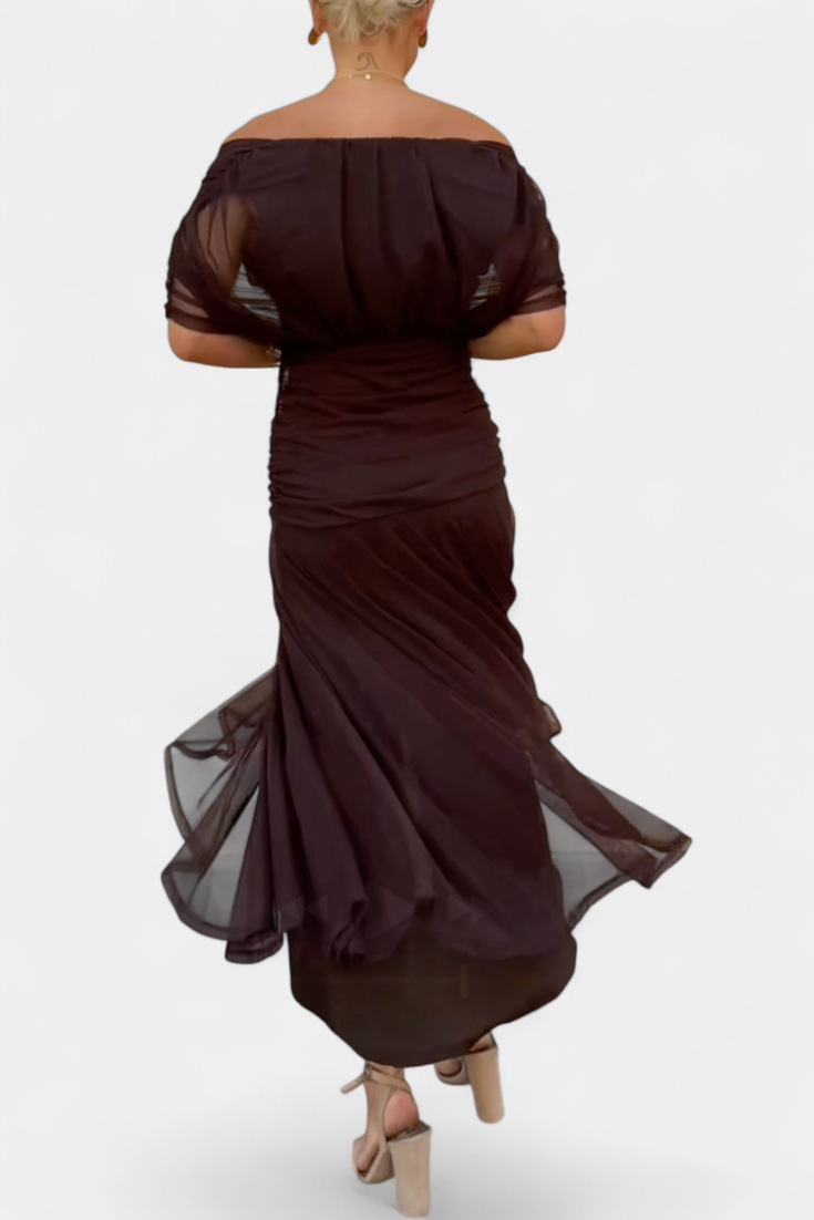 Victoria | Elegant Dress With V-Neckline