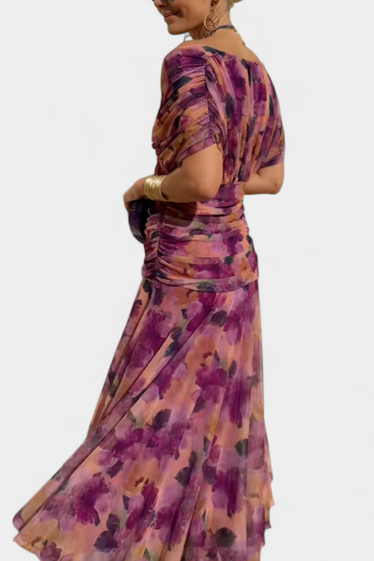 Victoria | Elegant Dress With V-Neckline