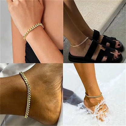 Duo Chain Anklet Set