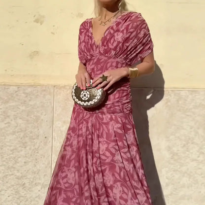 Victoria | Elegant Dress With V-Neckline