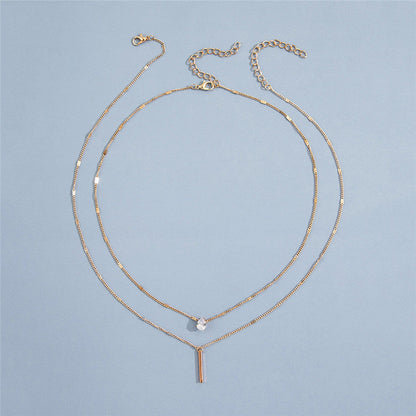 Victoria | Vintage Necklace Set with Gold Pendant