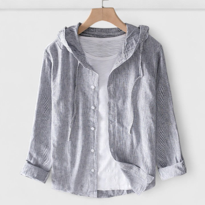 Victoria | Elegant Hooded Blouse