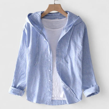Victoria | Elegant Hooded Blouse