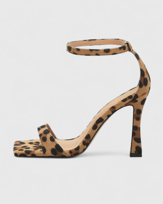Evalisse | Women's Open Toe Block Heel Pumps