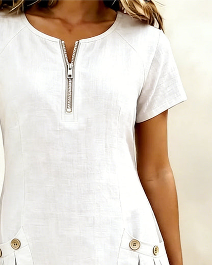 Emma ® | Cotton Zip Dress