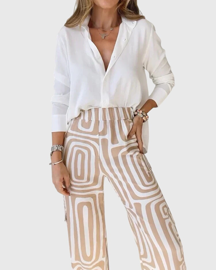 Victoria | Stylish Trousers + Free Blouse & Belt