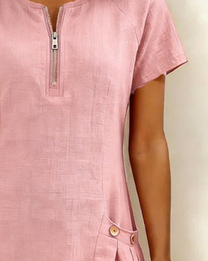 Emma ® | Cotton Zip Dress