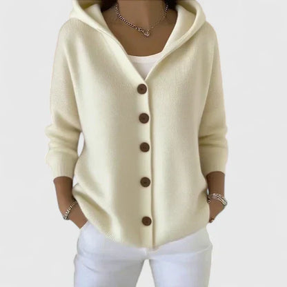 Victoria | Soft Knit Cardigan with Hood