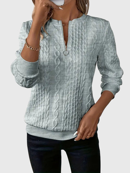 Victoria | Zipped Sweater