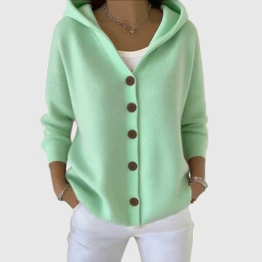 Victoria | Soft Knit Cardigan with Hood
