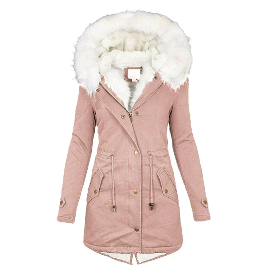 Solène Luxe™ | Soft-Lined Winter Coat