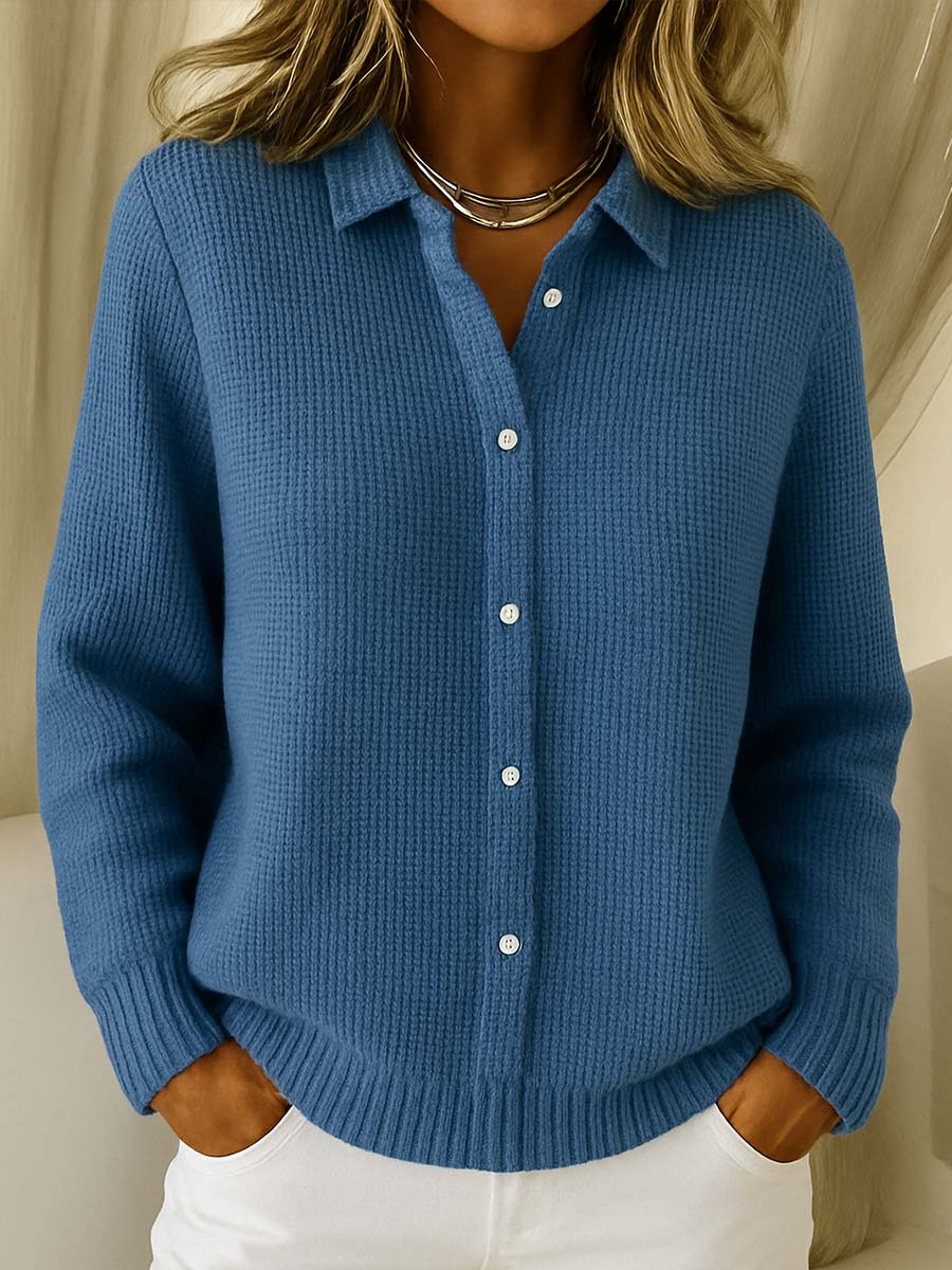 Aurora | Classic Knit Button Cardigan
