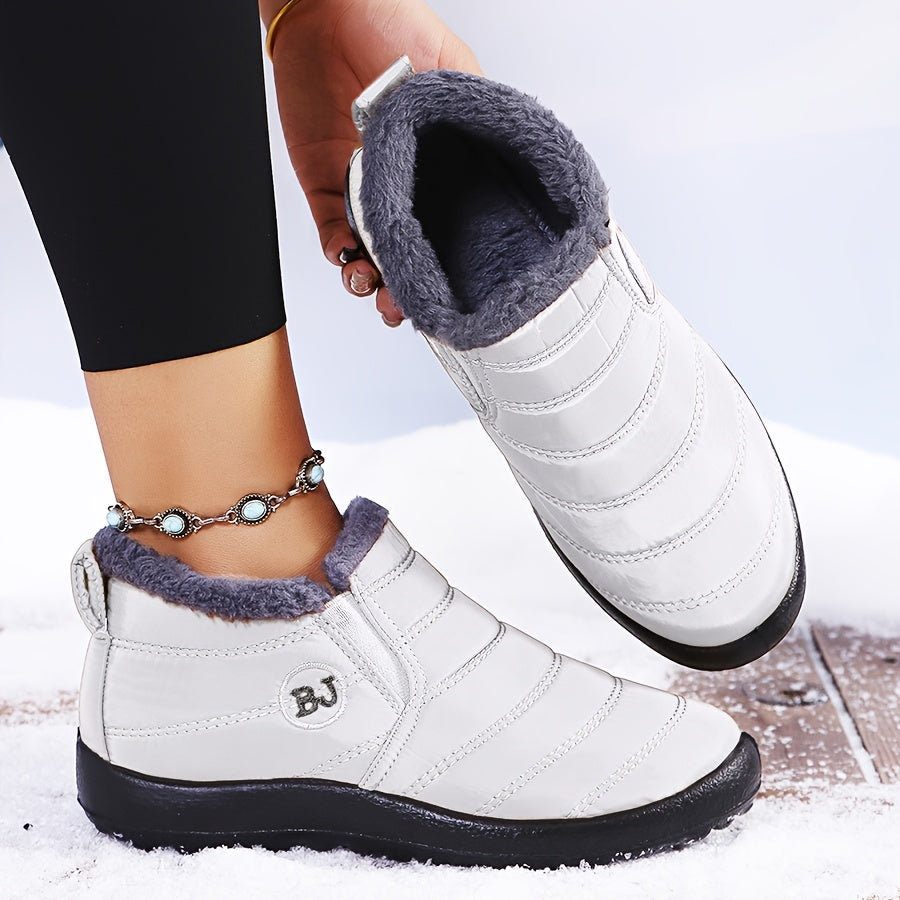 Victoria | Warm Winter Slip-On Boots.