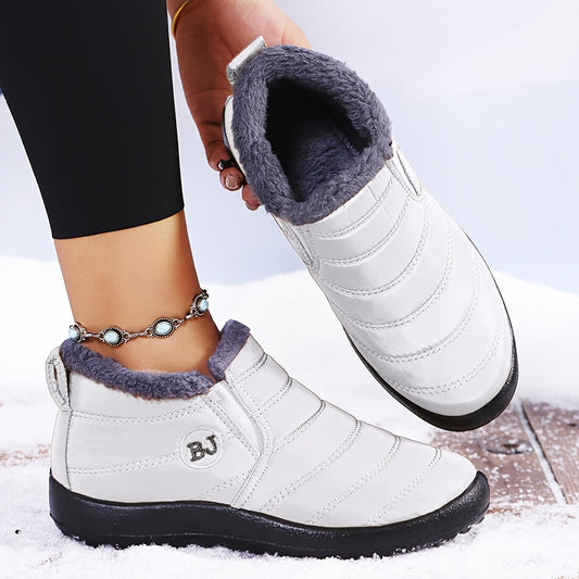 Victoria | Warm Winter Slip-On Boots.