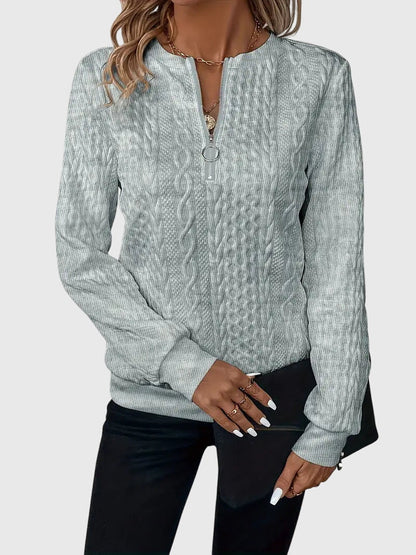 Victoria | Zipped Sweater