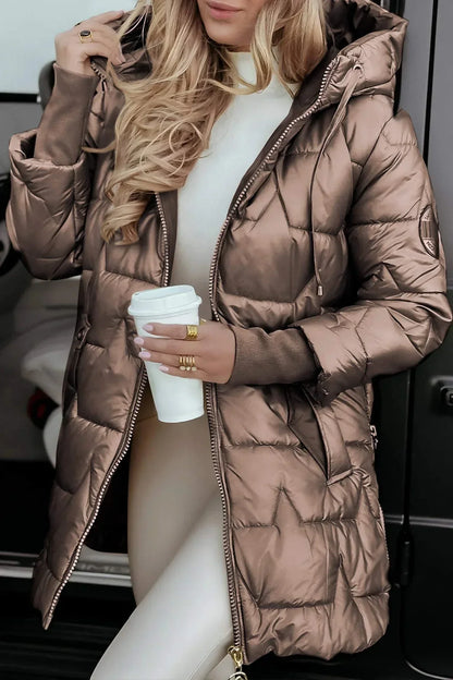 Victoria™ | Elegant Winter Coat with Hood and Padding
