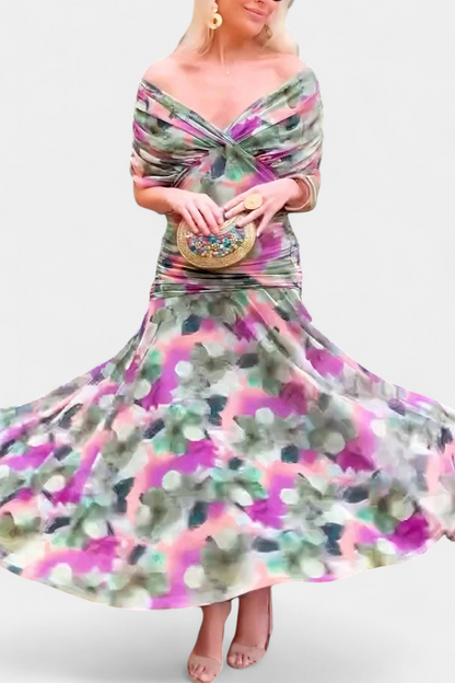 Victoria | Elegant Dress With V-Neckline