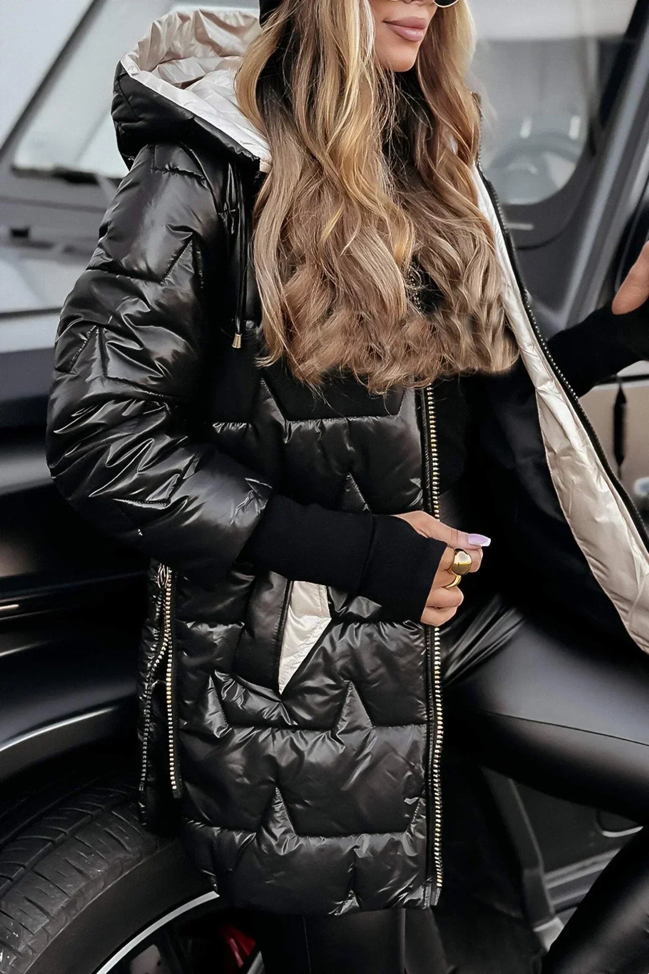 Victoria™ | Elegant Winter Coat with Hood and Padding