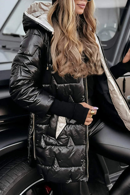 Victoria™ | Elegant Winter Coat with Hood and Padding