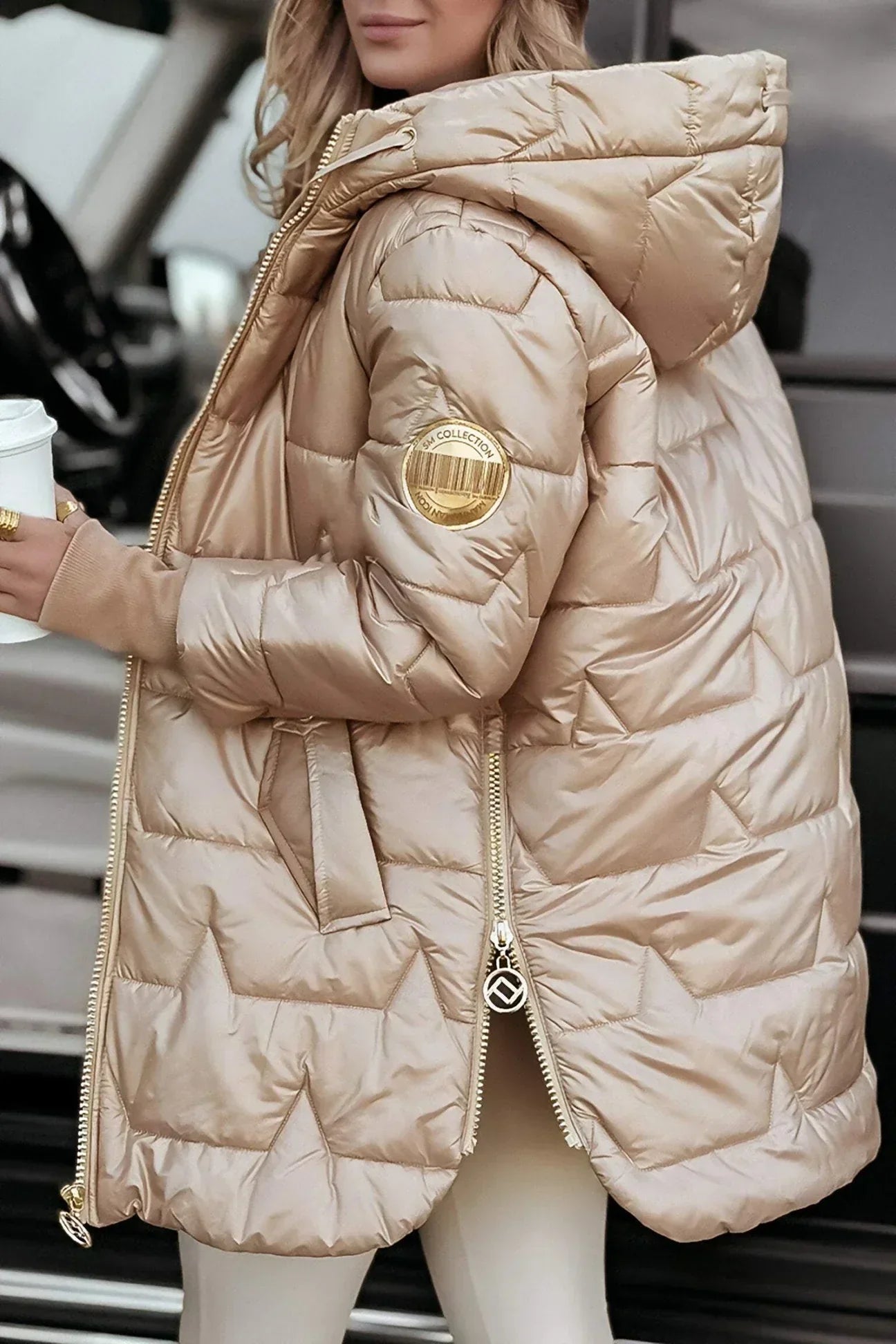 Victoria™ | Elegant Winter Coat with Hood and Padding