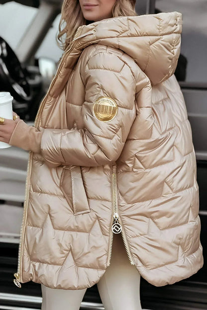 Victoria™ | Elegant Winter Coat with Hood and Padding