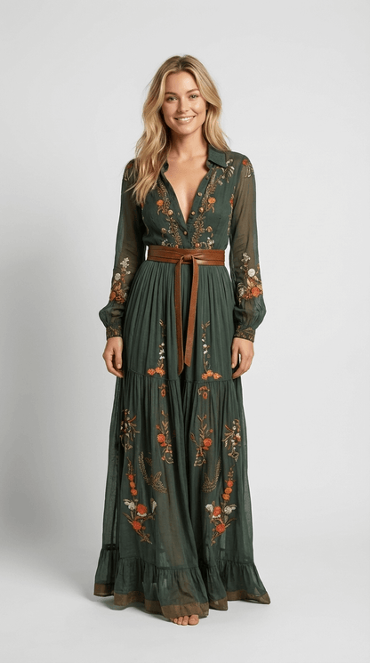 Iris | Boho Maxi Dress